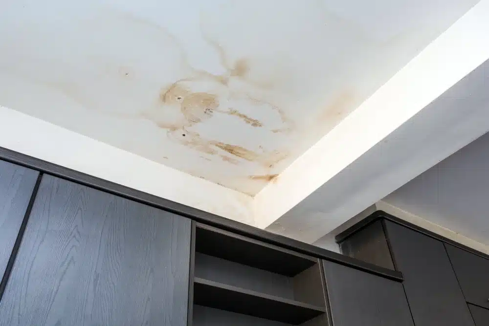 roof repair prescott valley water leak stain ceiling